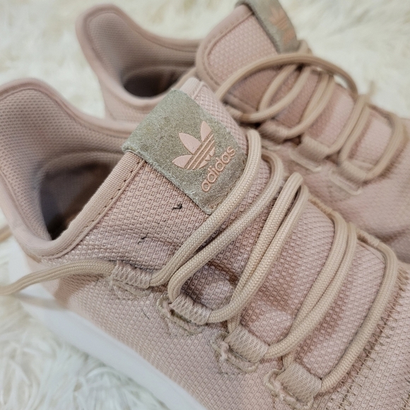 Adidas Big Girl/Women Tubular Shadow Beige Running Shoes size 5.5 - Picture 7 of 9